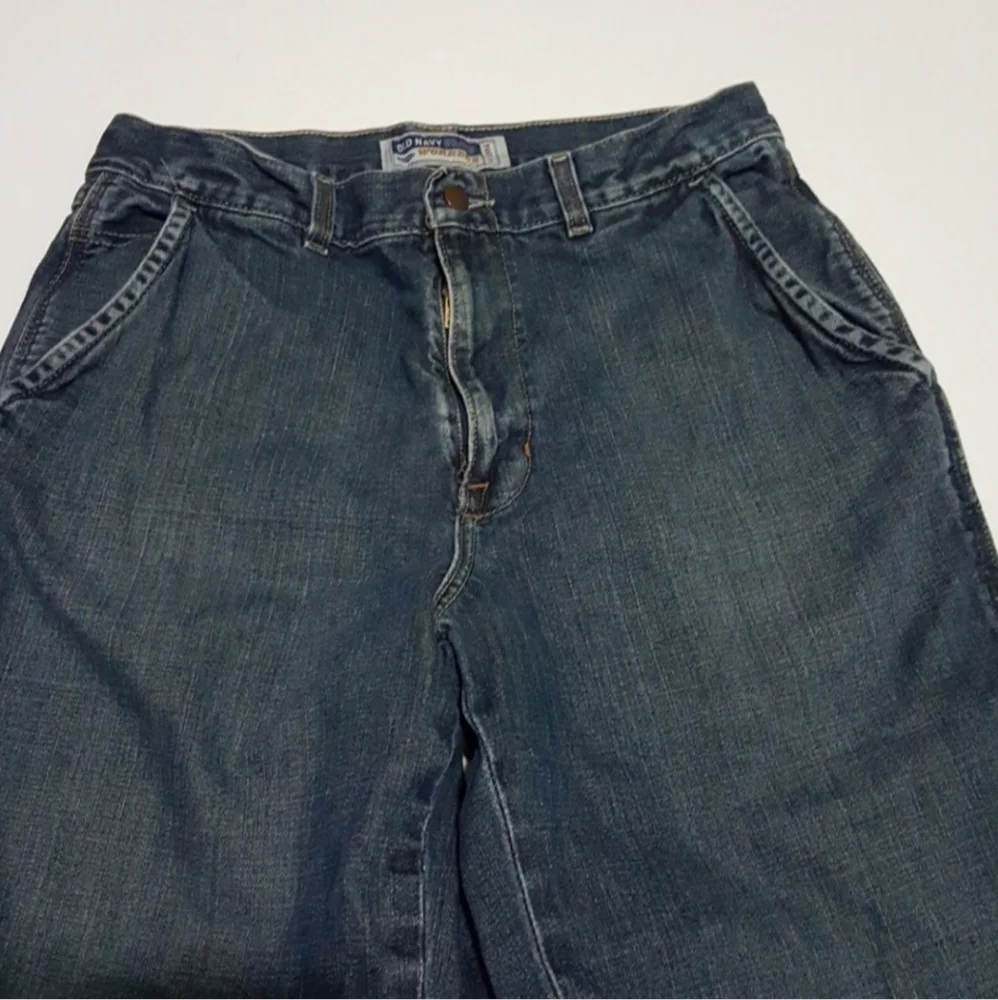 Old Navy Men's Blue Wash Working Jeans-33X30